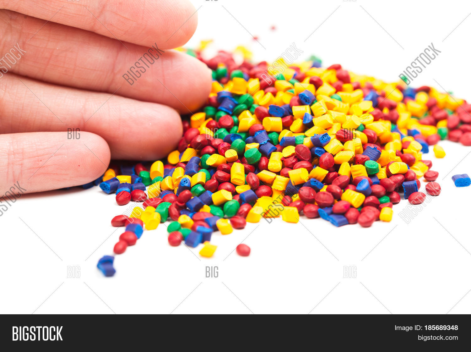 Tinted Plastic Granulate Injection Image & Photo Bigstock