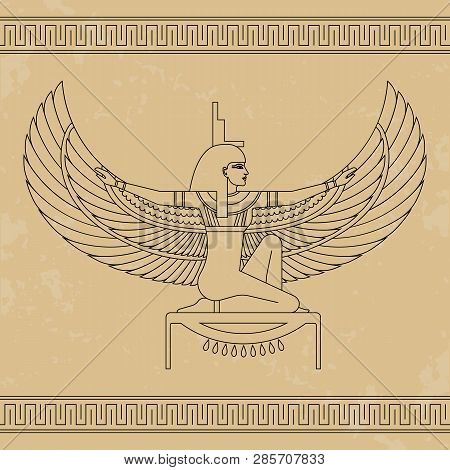 Poster: The Egyptian Goddess Isis And