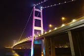 image of bridge  - Tsing Ma Bridge - JPG 