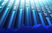 image of future  - Stock market abstract background - JPG 