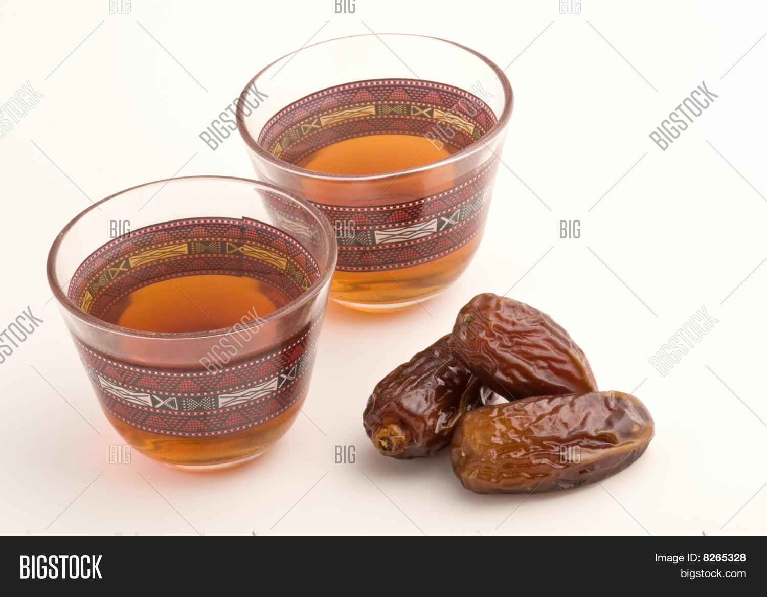 Traditional Arabic Tea Cup Dates Image & Photo Bigstock