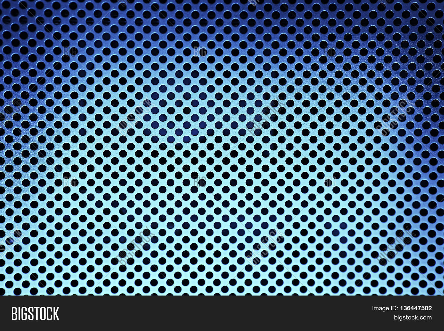 Dark Blue Metal Grate Background Image & Photo | Bigstock