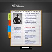foto of portal  - Web site design template - JPG 