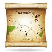 picture of map  - Treasure map - JPG 