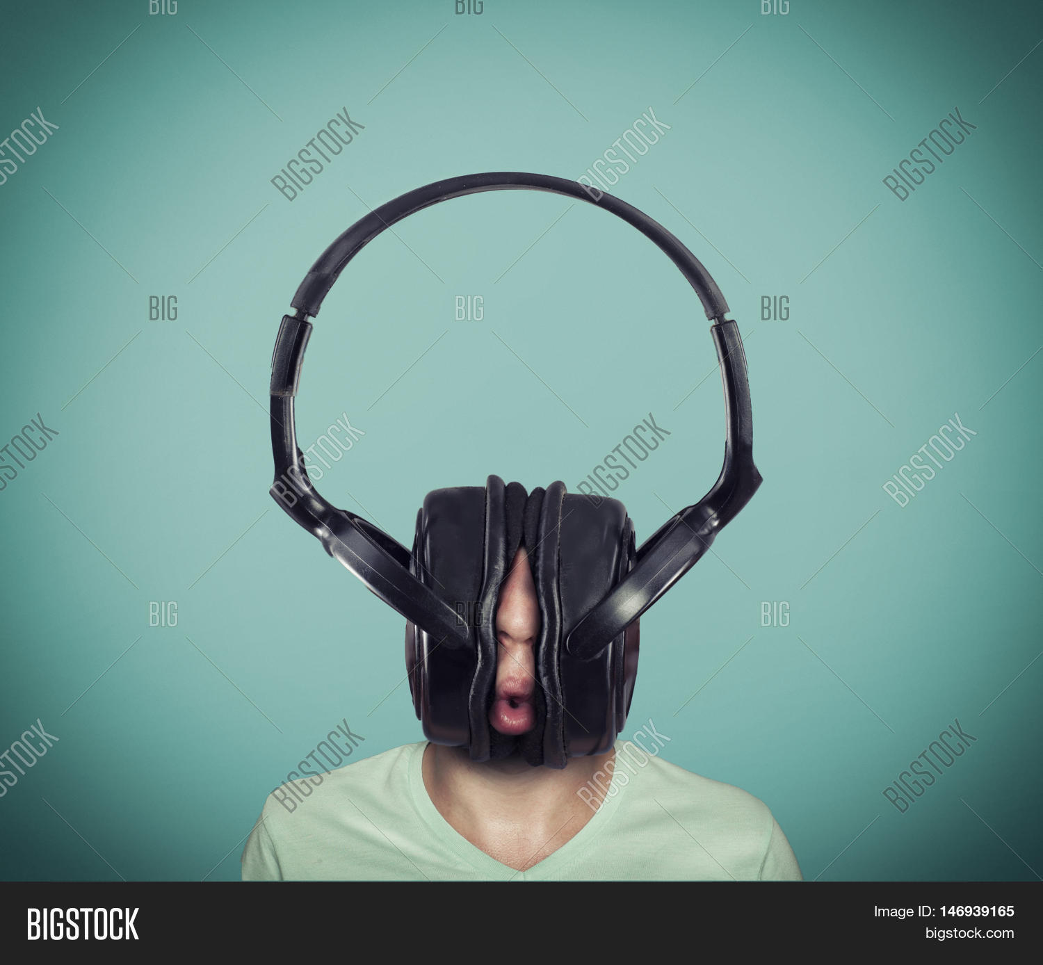 Image result for man with big headphones