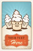 pic of ice  - Fun hand drawn ice creams with text area - JPG 