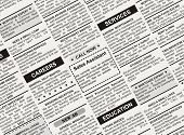 stock photo of newspaper  - Fake Classified Ad newspaper business concept - JPG 
