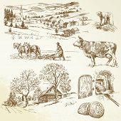 stock photo of nature  - rural landscape - JPG 