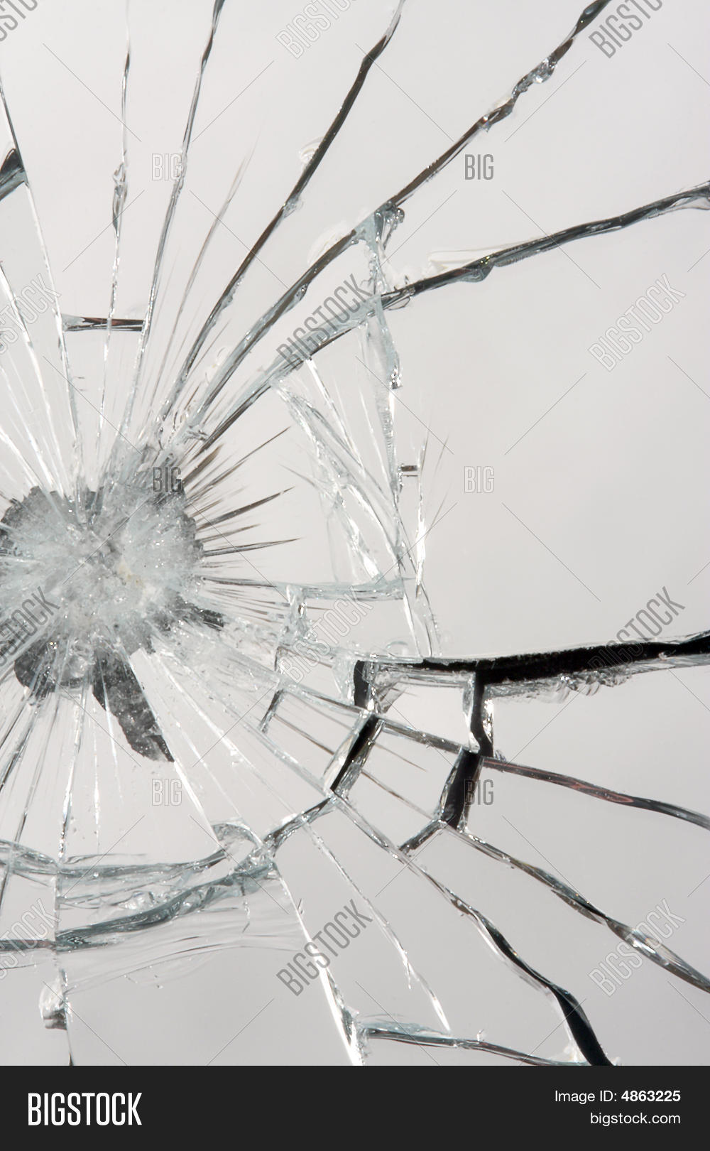 Broken Mirror Image & Photo Bigstock