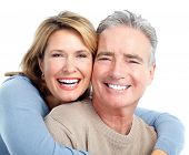 picture of lovely  - Senior smiling couple in love - JPG 
