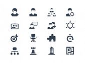 foto of meeting  - Human resource and strategy icons - JPG 