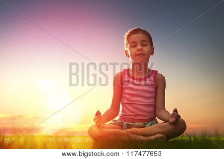 Poster: Child girl in the Park