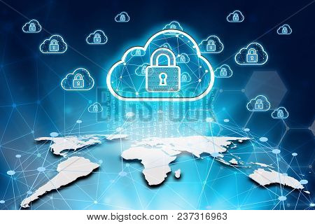 virtual screen padlock and