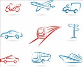 picture of transportation  - Collection of line - JPG 