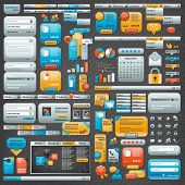 stock photo of web  - Great collection of website elements - JPG 