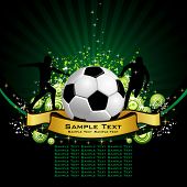 image of competition  - Football poster place for your text - JPG 