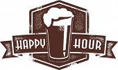 picture of hours  - Happy Hour Beer Pint Stamp - JPG 