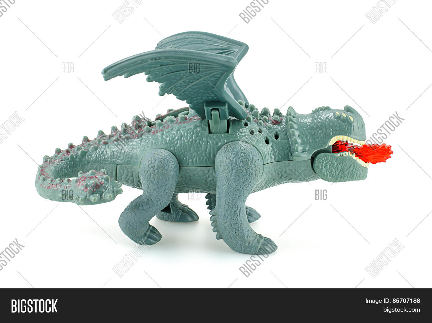 Red Death Dragon Toy Character How Image & Photo Bigstock