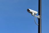 picture of watch  - A closed circuit security camera keeps watch on unsuspecting citizens - JPG 
