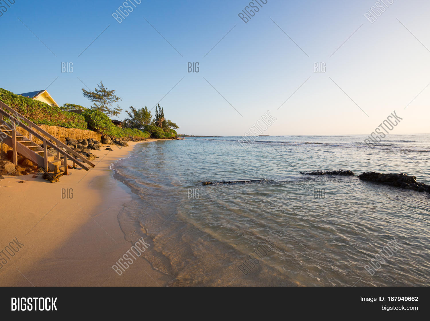 Tropical Paradise Bathtub Beach Image & Photo Bigstock