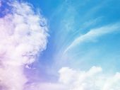 Colorful Cloud Sky Abstract Background, Beautiful Color Cloud Sky Background, Abstract Colorful Clou