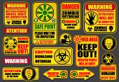 picture of bites  - Zombie Apocalypse Signs  - JPG 