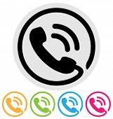image of symbols  - phone icon - JPG 