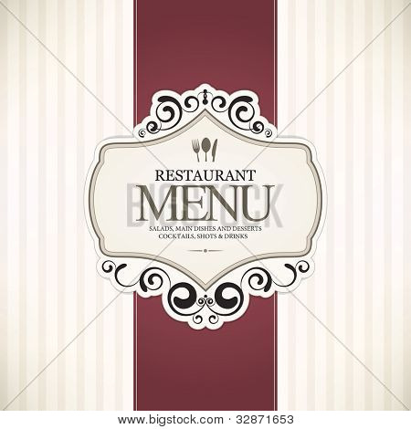Picture or Photo of Restaurant menu design