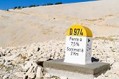 picture of france  - Level stone Mont Ventoux in Provence - JPG 