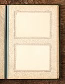 image of  photo  - Sheet of the old photo album with photos - JPG 