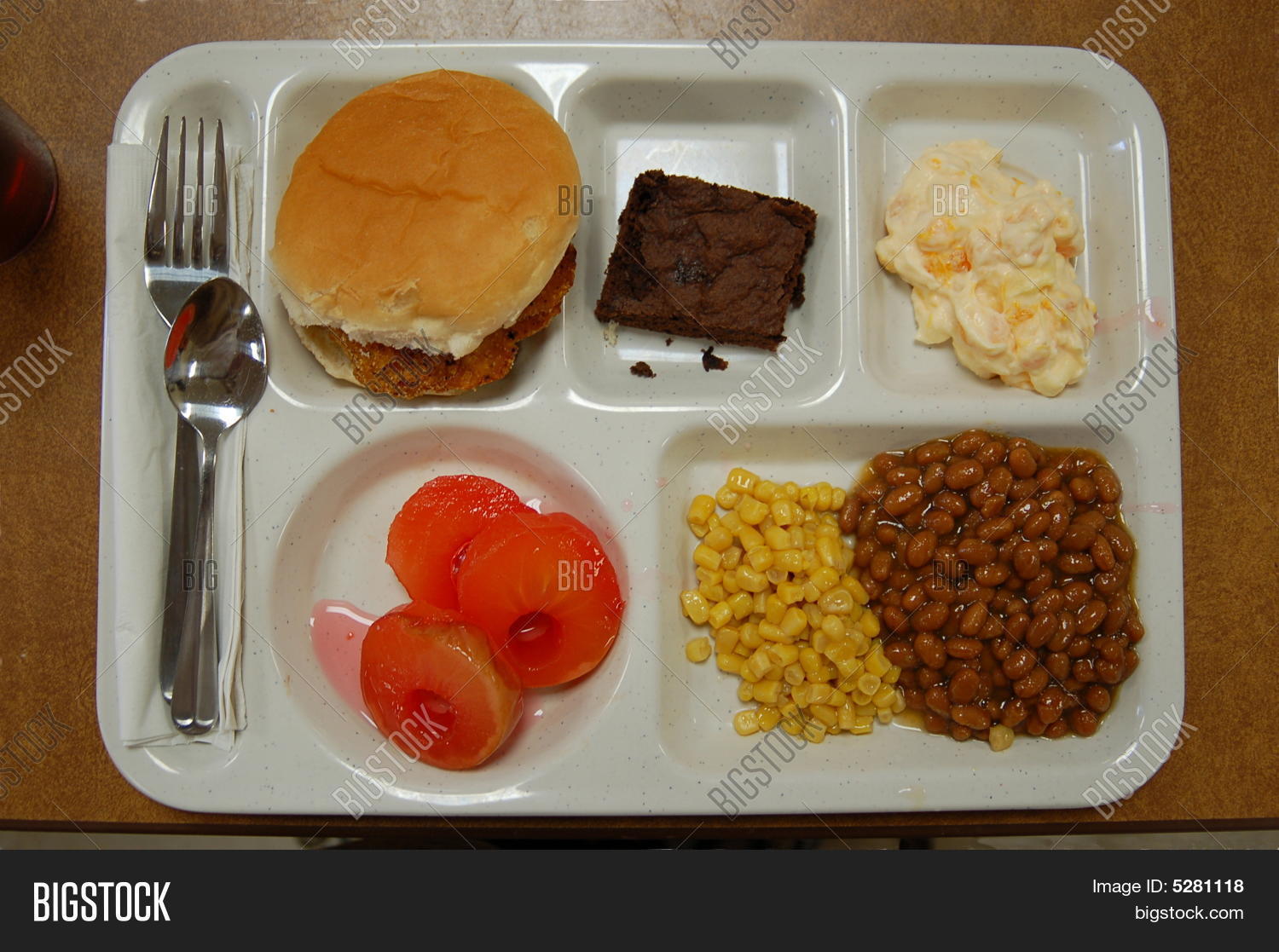 Lunch Tray Image & Photo Bigstock