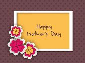 stock photo of mother  - Floral decorated background - JPG 