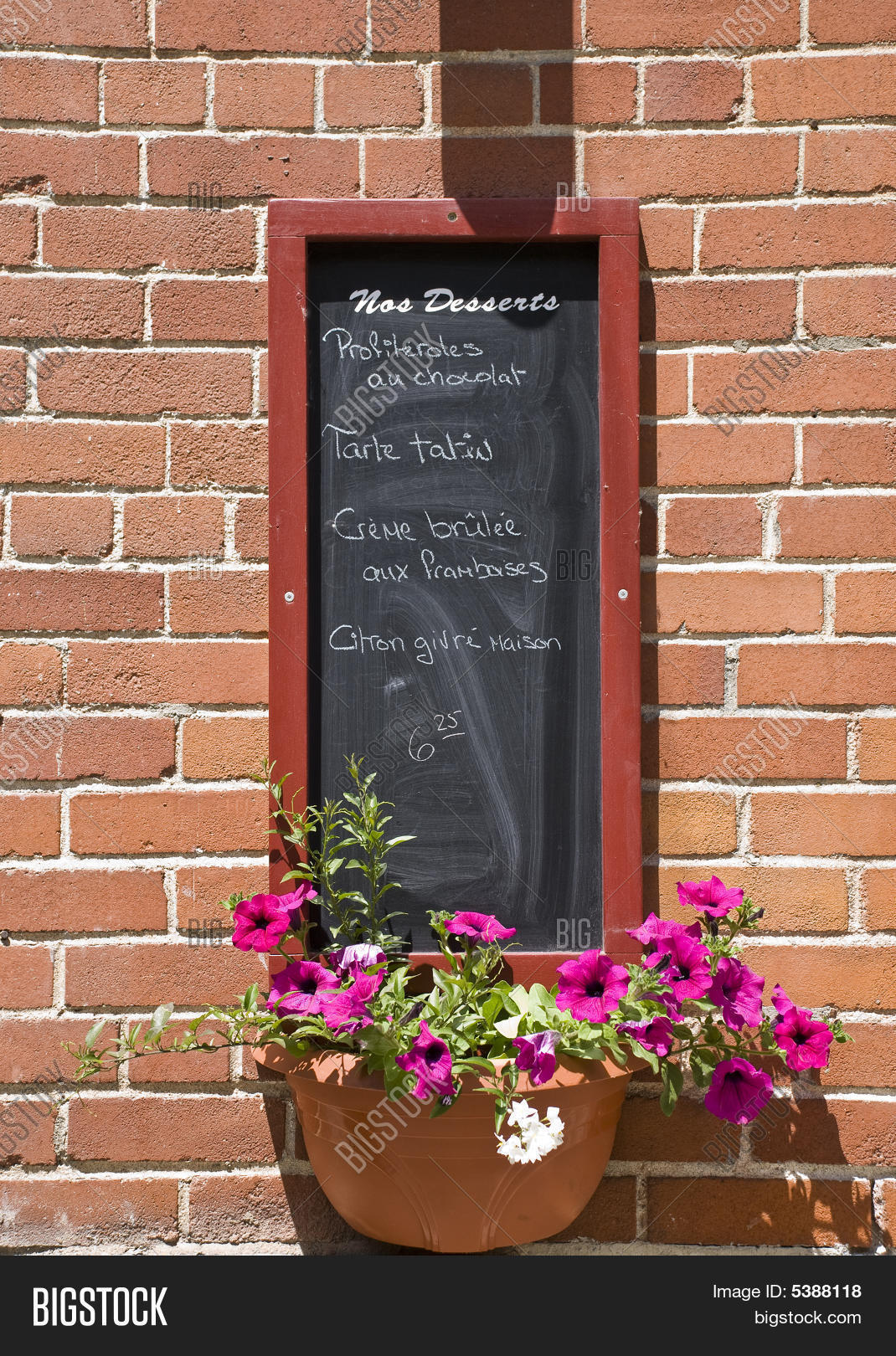French Restaurant Chalkboard Menu Image & Photo Bigstock