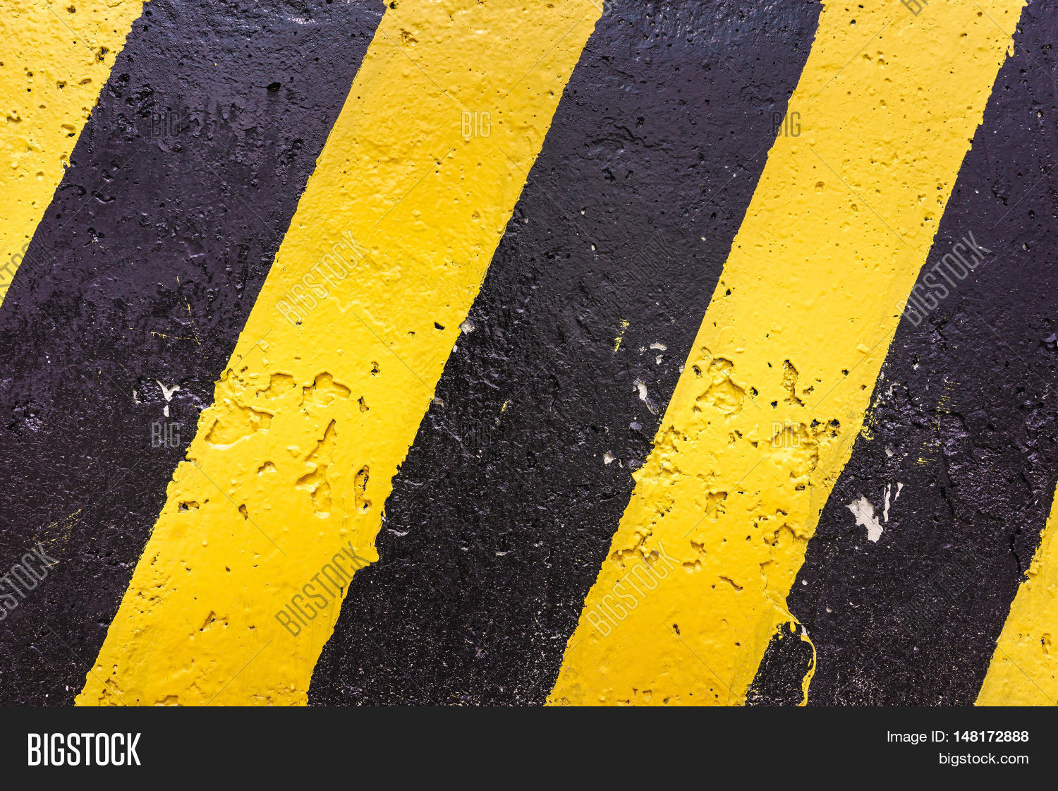 Grunge Black Yellow Stripes Surface Image & Photo Bigstock