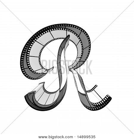 cool alphabet letters r