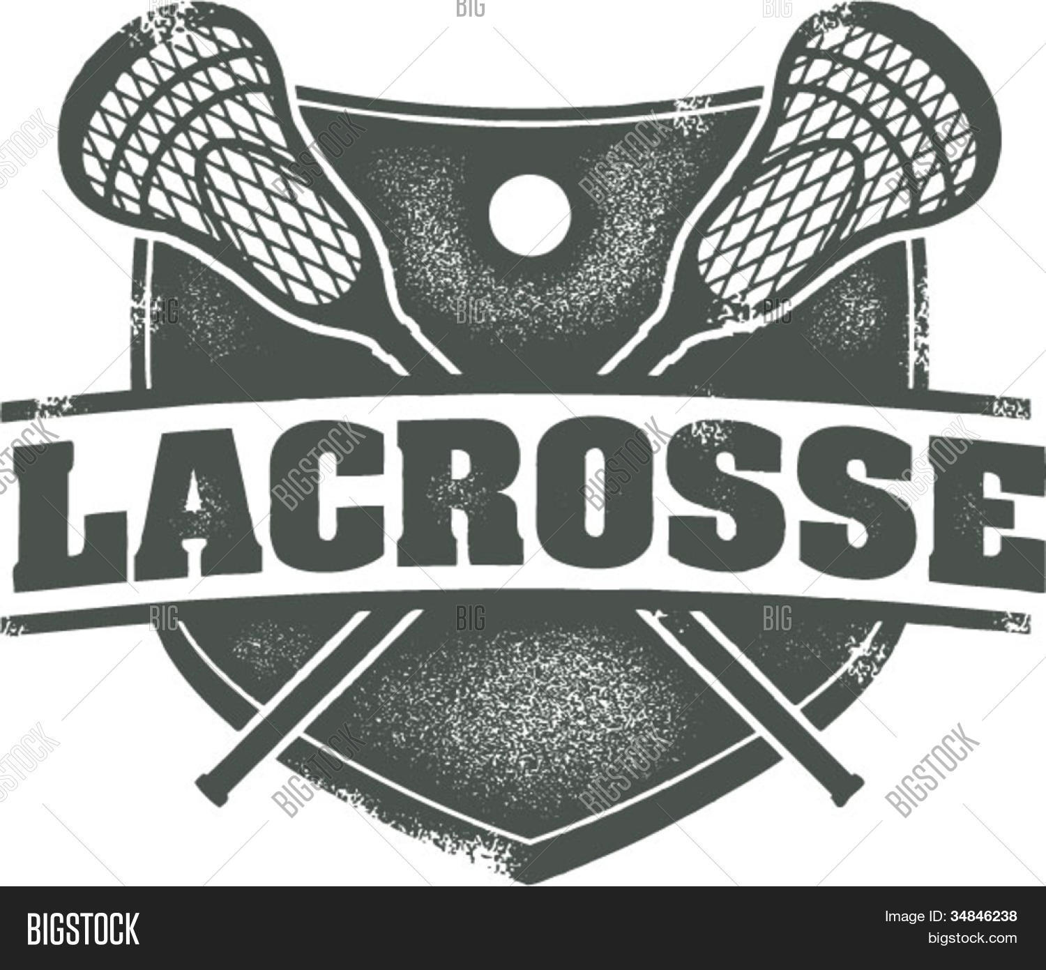 Vintage Lacrosse Sport Crest Stock Vector & Stock Photos Bigstock