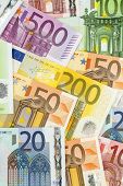 foto of investment  - many euro banknotes - JPG 