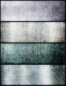 image of metal  - Banners set of metal texture - JPG 
