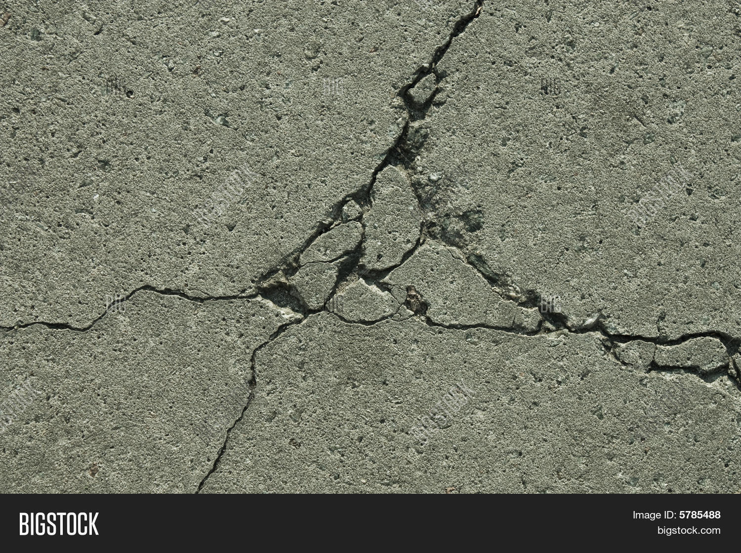 Cracks Concrete Slabs Image & Photo Bigstock