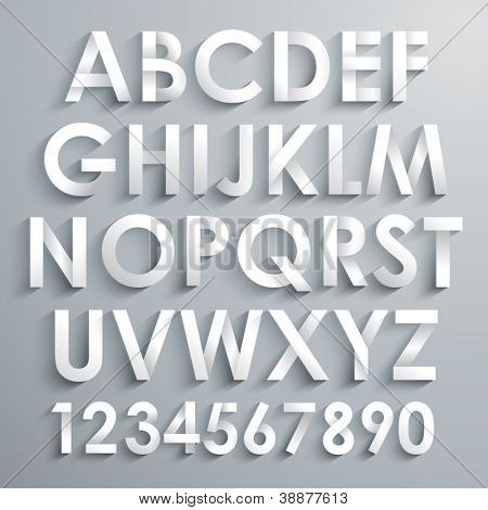 Picture or Photo of Vector Alphabet Set