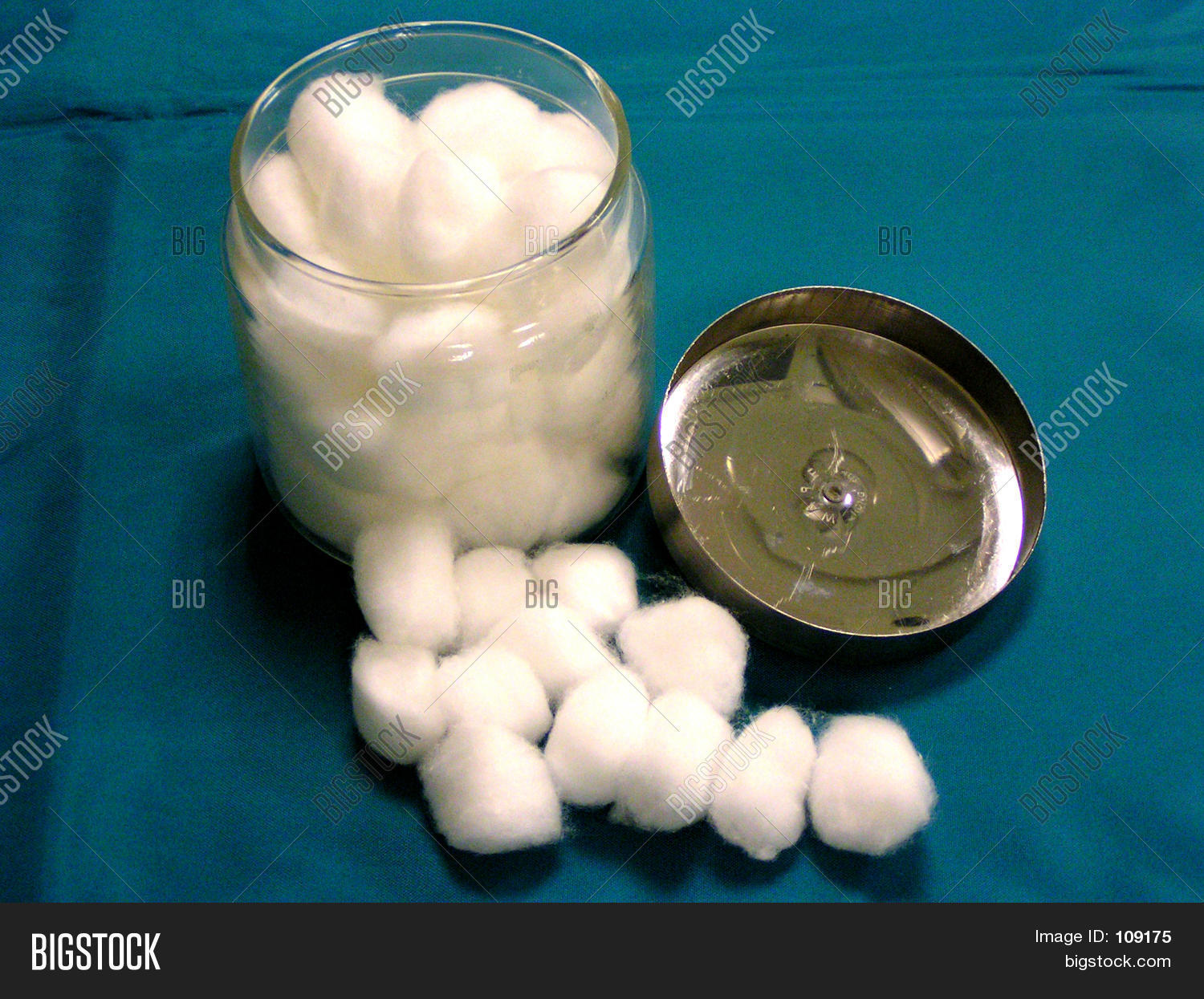 Cotton Balls Jar Image & Photo Bigstock