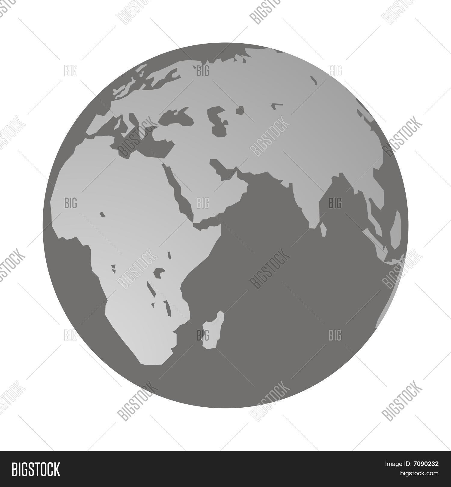 Planet Earth - Black And White Stock Photo & Stock Images | Bigstock