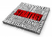 foto of strategy  - Group of Strategy related words - JPG 