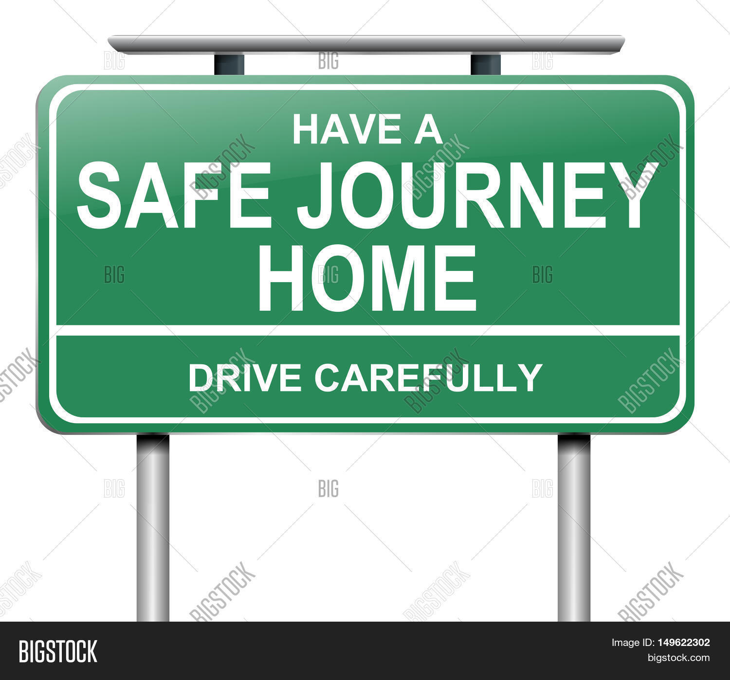 Drive Safely Sign Image & Photo Bigstock