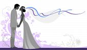 stock photo of wedding  - Wedding  background with space for text - JPG 