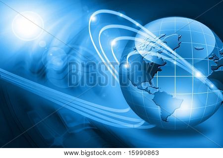 Picture or Photo of Best Internet Concept of global business from concepts series