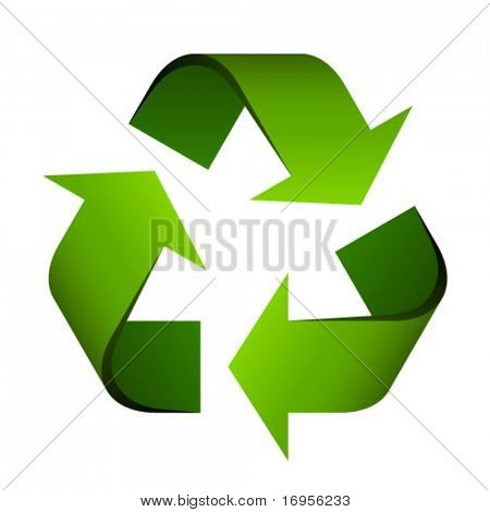 Picture or Photo of Vector recycle symbol