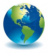 picture of globe  - World globe  - JPG 