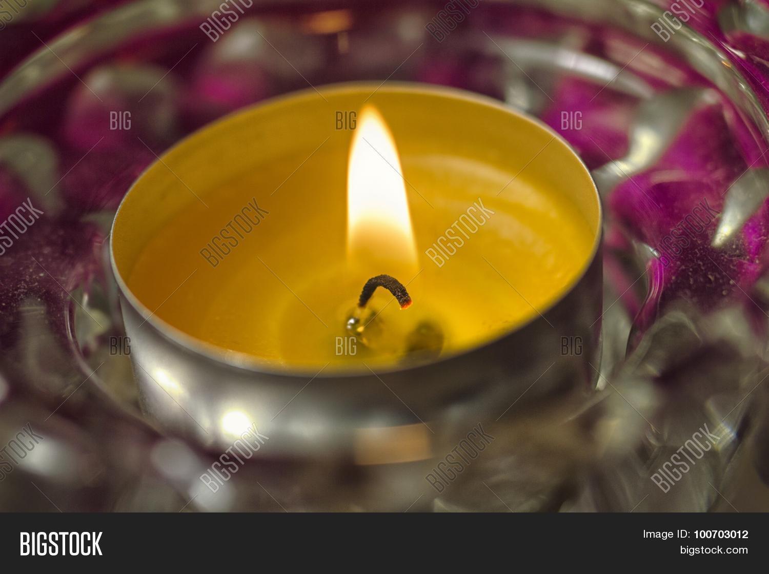 Yellow Candle Image & Photo (Free Trial) Bigstock