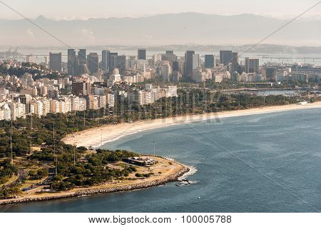 Flamengo Beach in Rio de Janeiro, Brazil